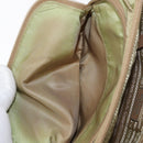 PRADA Shoulder Bag Nylon Beige Silver Auth ki6222-10