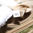 PRADA Shoulder Bag Nylon Beige Silver Auth ki6222-11