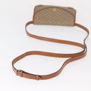 CELINE Macadam Canvas Shoulder Bag PVC Beige Gold Auth ki6223-7