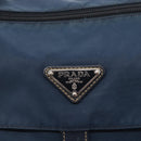 PRADA Shoulder Bag Nylon Navy Silver Auth ki6224-17