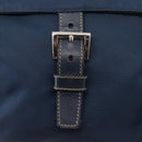 PRADA Shoulder Bag Nylon Navy Silver Auth ki6224-18