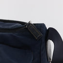 PRADA Shoulder Bag Nylon Navy Silver Auth ki6224-10