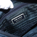 PRADA Shoulder Bag Nylon Navy Silver Auth ki6224-21