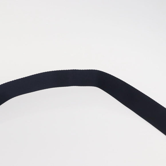 PRADA Shoulder Bag Nylon Navy Silver Auth ki6224