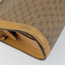 GUCCI Micro GG Supreme Shoulder Bag PVC Beige Gold Auth ki6225-11