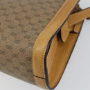 GUCCI Micro GG Supreme Shoulder Bag PVC Beige Gold Auth ki6225-12