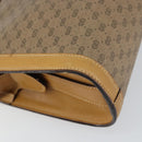 GUCCI Micro GG Supreme Shoulder Bag PVC Beige Gold Auth ki6225-13