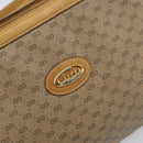 GUCCI Micro GG Supreme Shoulder Bag PVC Beige Gold Auth ki6225-14