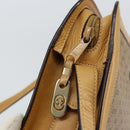 GUCCI Micro GG Supreme Shoulder Bag PVC Beige Gold Auth ki6225-15