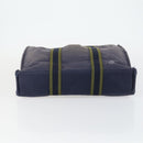 HERMES Fourre Tout Handtas Canvas 6-delig Grijs Zwart Groen Auth ki6229-10