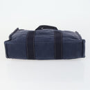 HERMES Fourre Tout Handtas Canvas 6-delig Grijs Zwart Groen Auth ki6229-20