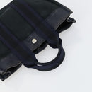 HERMES Fourre Tout Handtas Canvas 6-delig Grijs Zwart Groen Auth ki6229-24