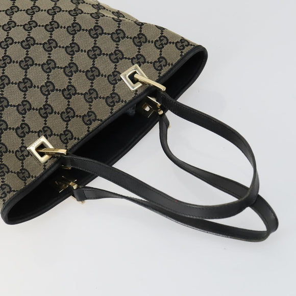 GUCCI GG Crystal GG Supreme Canvas Guccissima Bag 5 Set Beige Black Auth ki6230