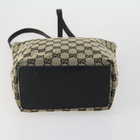 GUCCI GG Crystal GG Supreme Canvas Guccissima Bag 5 Set Beige Black Auth ki6230