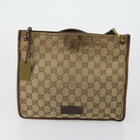 GUCCI GG Crystal GG Supreme Canvas Guccissima Bag 5 Set Beige Black Auth ki6230