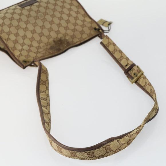 GUCCI GG Crystal GG Supreme Canvas Guccissima Bag 5 Set Beige Black Auth ki6230