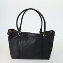 GUCCI GG Crystal GG Supreme Canvas Guccissima Bag 5 Set Beige Black Auth ki6230-2