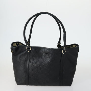 GUCCI GG Crystal GG Supreme Canvas Guccissima Bag 5 Set Beige Black Auth ki6230 - 0