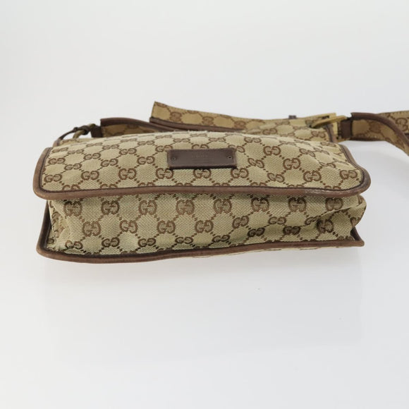 GUCCI GG Crystal GG Supreme Canvas Guccissima Bag 5 Set Beige Black Auth ki6230