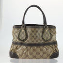 GUCCI GG Crystal GG Supreme Canvas Guccissima Bag 5 Set Beige Black Auth ki6230-23