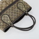GUCCI GG Crystal GG Supreme Canvas Guccissima Bag 5 Set Beige Black Auth ki6230-24