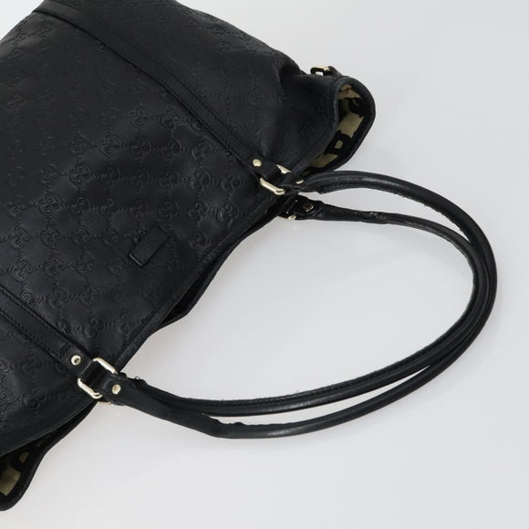 GUCCI GG Crystal GG Supreme Canvas Guccissima Bag 5 Set Beige Black Auth ki6230