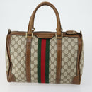 GUCCI GG Crystal GG Supreme Canvas Guccissima Bag 5 Set Beige Black Auth ki6230-8