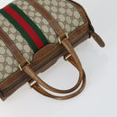 GUCCI GG Crystal GG Supreme Canvas Guccissima Bag 5 Set Beige Black Auth ki6230-9