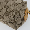 GUCCI GG Canvas Pouch Beige 039 1118 Auth ki6231-10