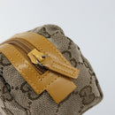 GUCCI GG Canvas Pouch Beige 039 1118 Auth ki6231-12