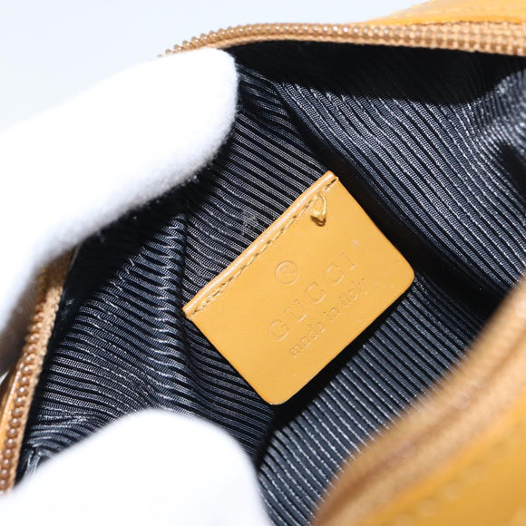 GUCCI GG Canvas Pouch Beige 039 1118 Auth ki6231