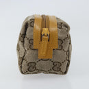 GUCCI GG Canvas Pouch Beige 039 1118 Auth ki6231-5