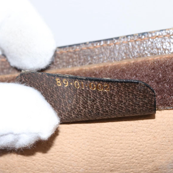 GUCCI GG Supreme Web Sherry Line Clutch Bag PVC Beige Red 89 01 002 Auth ki6233