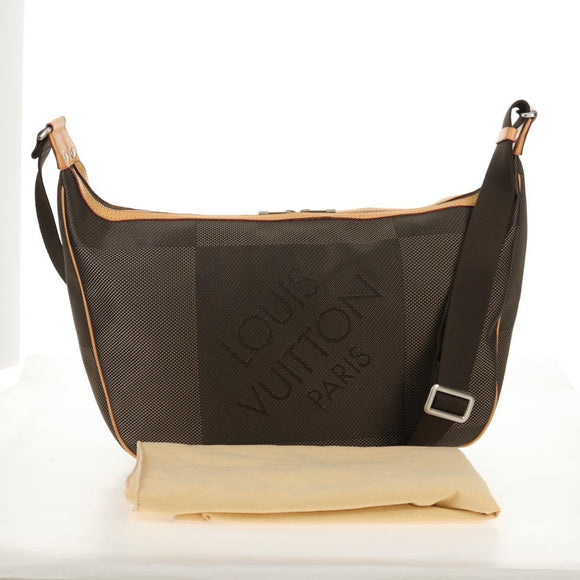 LOUIS VUITTON Damier Geant Explorateur Shoulder Bag Khaki M93615 LV Auth ki6235V