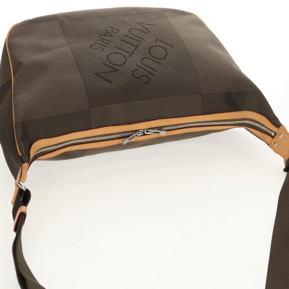 LOUIS VUITTON Damier Geant Explorateur Shoulder Bag Khaki M93615 LV Auth ki6235A