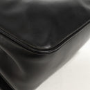 CELINE Chain Shoulder Bag Leather Black Gold Auth ki6240V-17