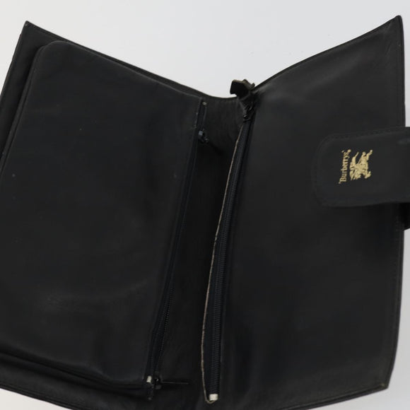 Burberrys Nova Check Clutch Bag Canvas 3 Set Beige Auth ki6243