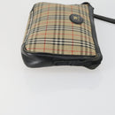 Burberrys Nova Check Clutch Bag Canvas 3 Set Beige Auth ki6243-4