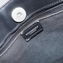 BURBERRY Nova Check Tote Bag PVC Beige Gold Auth ki6250-10