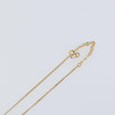 Christian Dior Stone Necklace metal Gold Auth ki6254-6