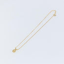 Christian Dior Stone Necklace metal Gold Auth ki6254-8