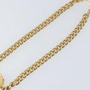 Christian Dior Stone Necklace metal Gold Auth ki6255-10