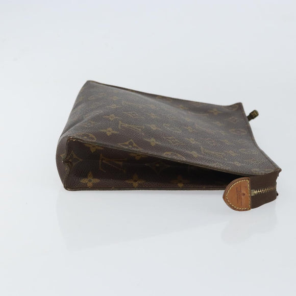 LOUIS VUITTON Monogram Poche Toilette 26 Pouch M47542 LV Auth ki6256