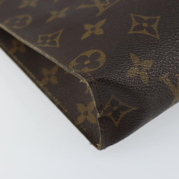 LOUIS VUITTON Monogram Poche Toilette 26 Pouch M47542 LV Auth ki6256