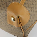 GUCCI Micro GG Supreme Boston Bag PVC Beige Gold Auth ki6257-12