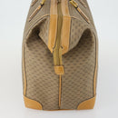 GUCCI Micro GG Supreme Boston Bag PVC Beige Gold Auth ki6257-4