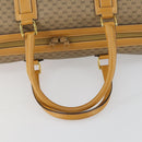 GUCCI Micro GG Supreme Boston Bag PVC Beige Gold Auth ki6257-7