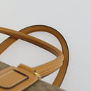 GUCCI Micro GG Supreme Boston Bag PVC Beige Gold Auth ki6257-8