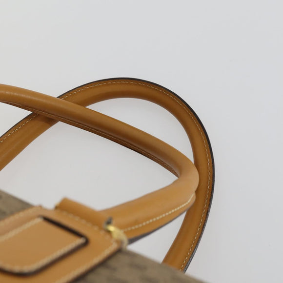 GUCCI Micro GG Supreme Boston Bag PVC Beige Gold Auth ki6257