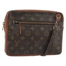 LOUIS VUITTON Monogram Pochette Sports Clutch Bag N0.183 LV Auth ki6258-1